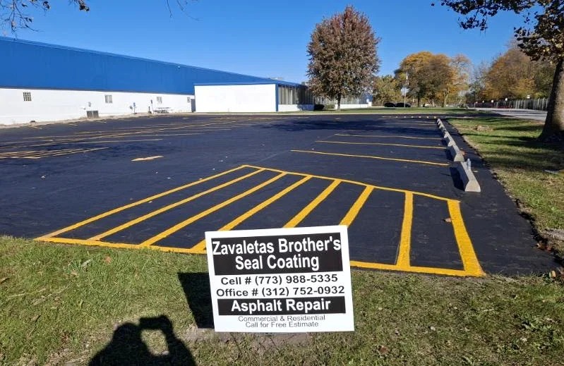 Screenshot-style proof image from the Zavaleta Brothers LLC asphalt website project